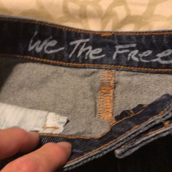 New Free People Bailey Denim Mini Skirt - Picture 7 of 13